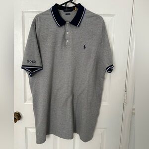 Polo by Ralph Lauren Men's Polo Shirt in Gray